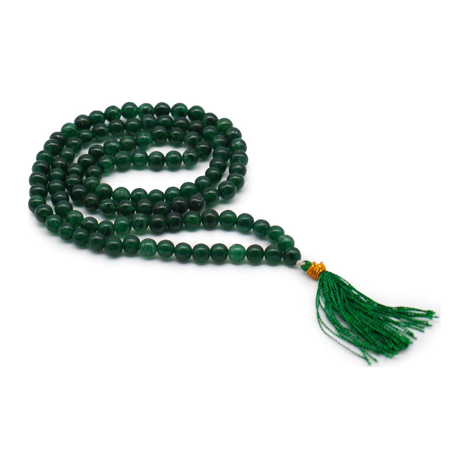 Jade gemstone mala with 108 beads