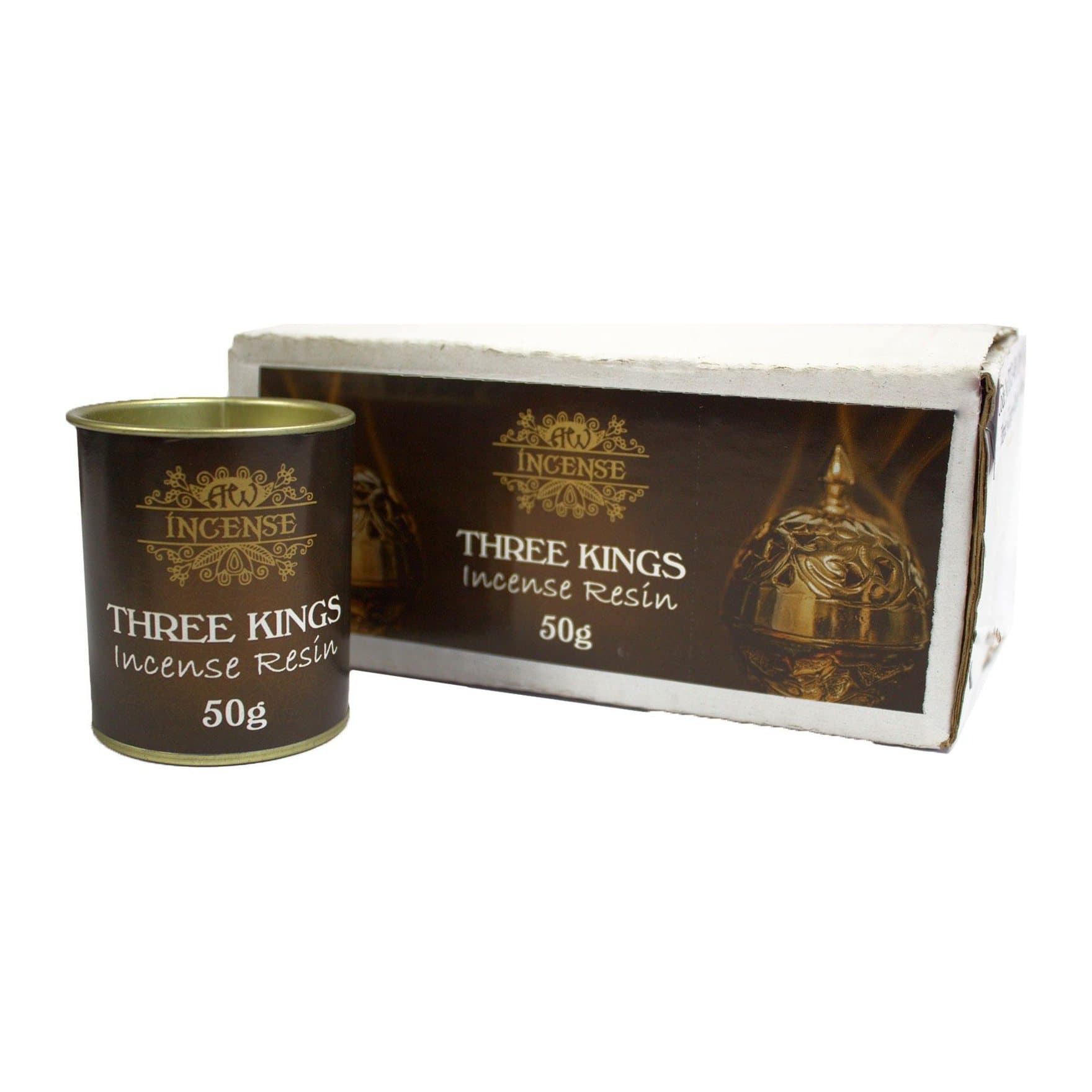 Three Kings incense resin, pack of two 50g tubs