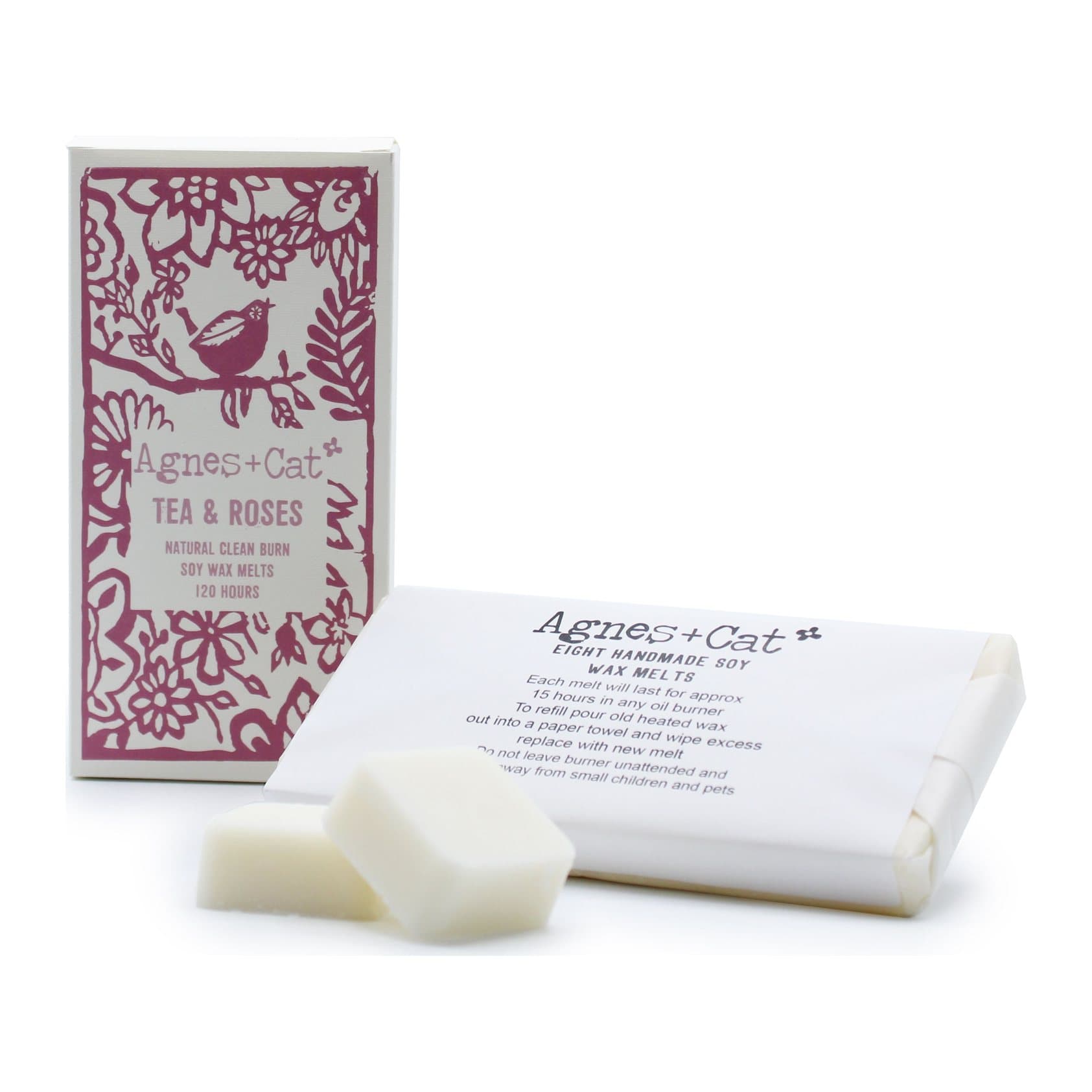 Box of eight Agnes + Cat soy wax melts