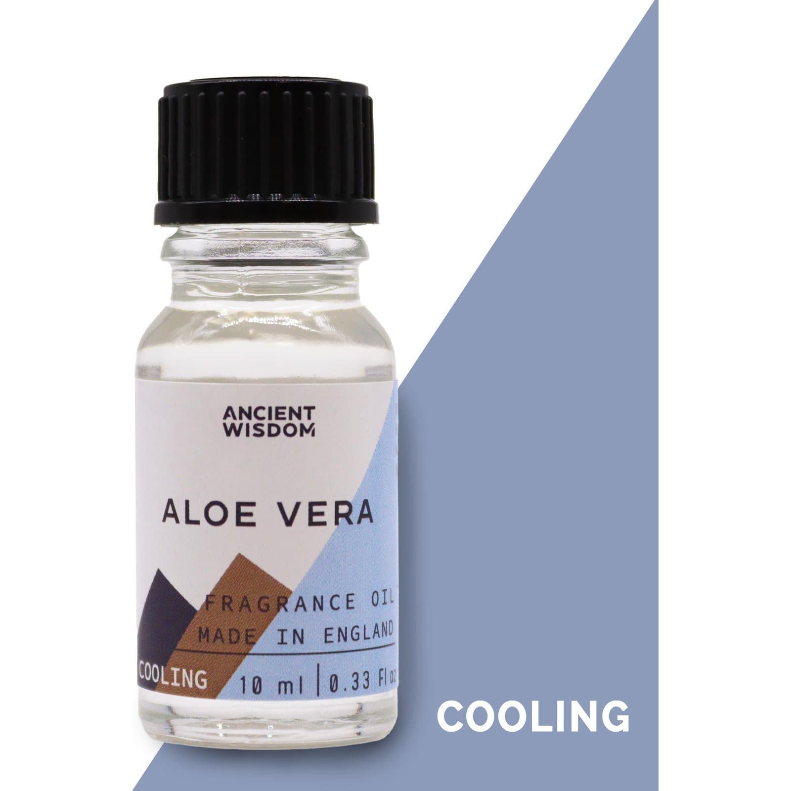 Aloe vera fragrance oil, pack of two 10 ml bottles
