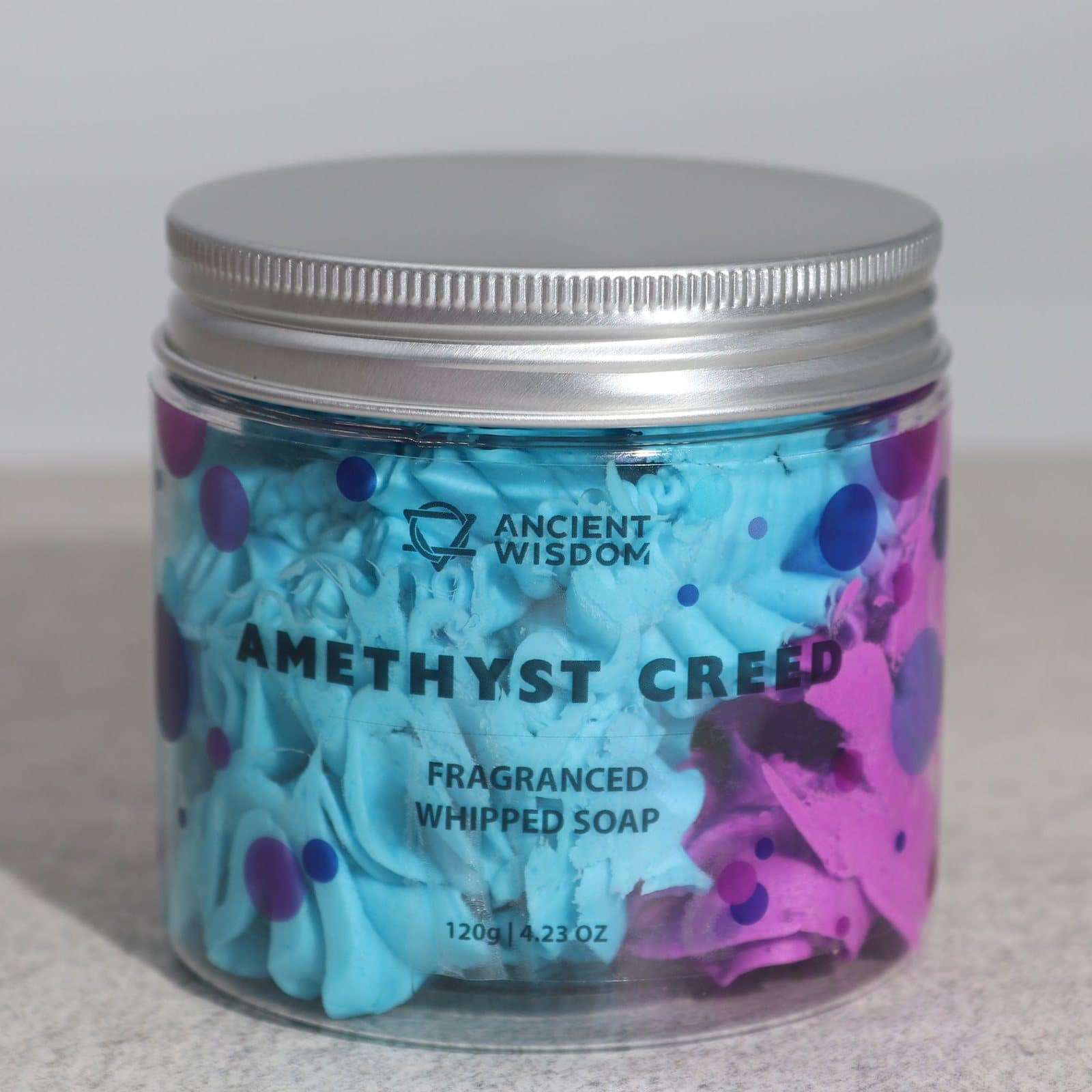 Amethyst Creed Whipped Cream Soap 120 g, whipped soap for men