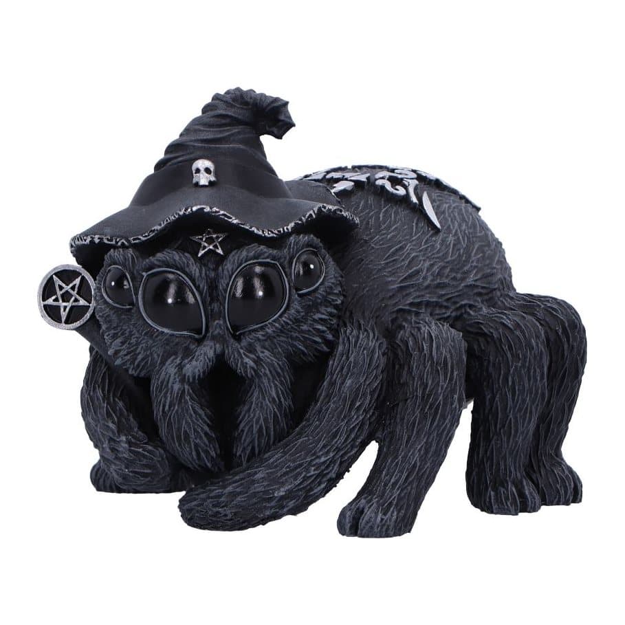 Arachnias occult spider figurine with arcane symbols