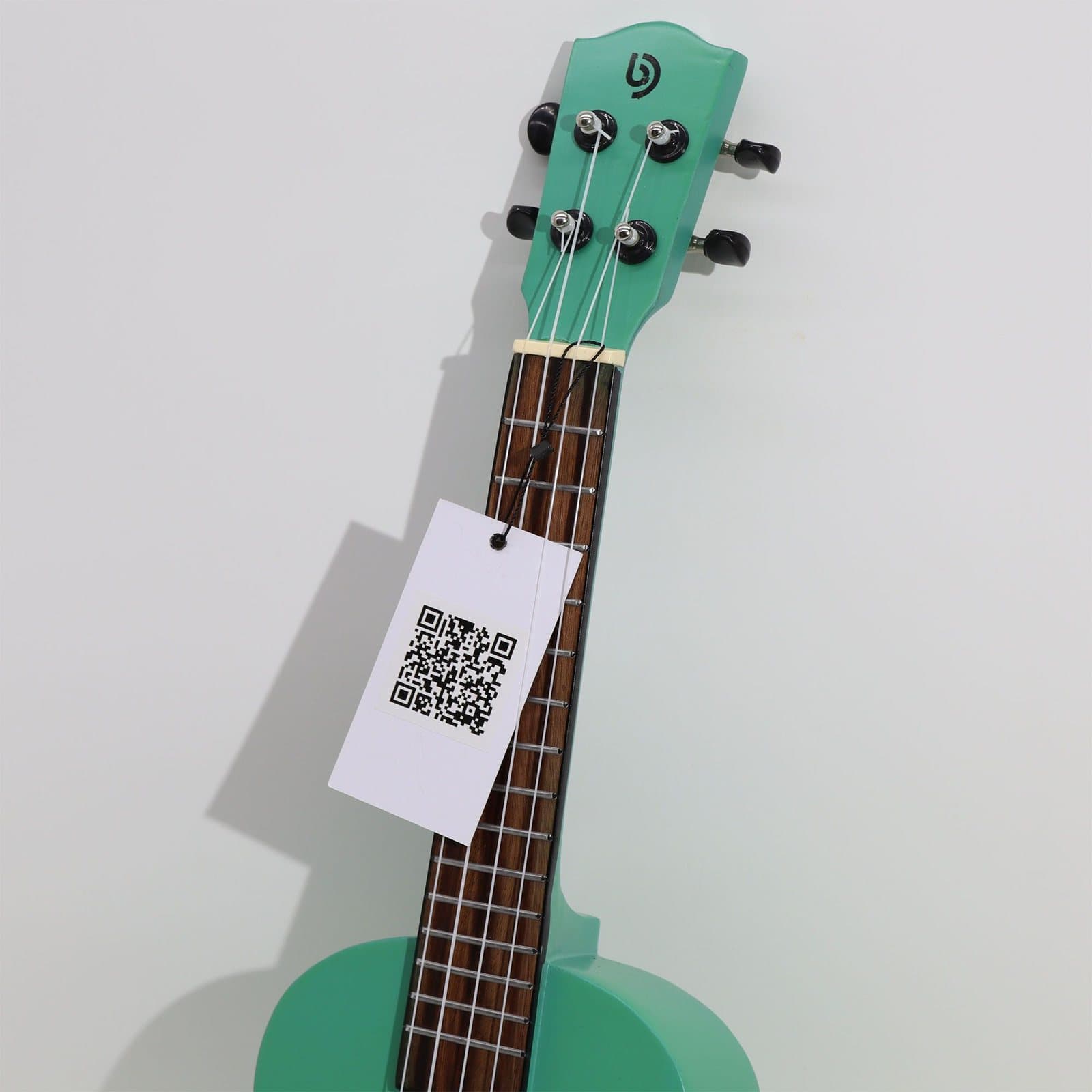 Handmade ukulele with a sunburst finish