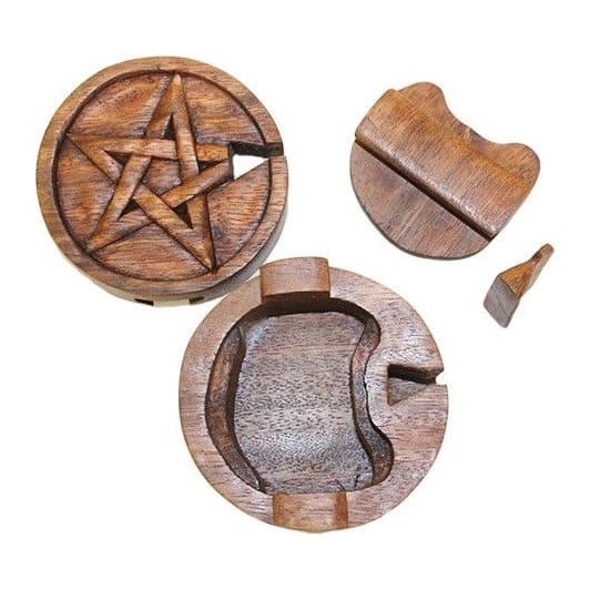 Pentagon Bali Magic Box, a wooden puzzle box
