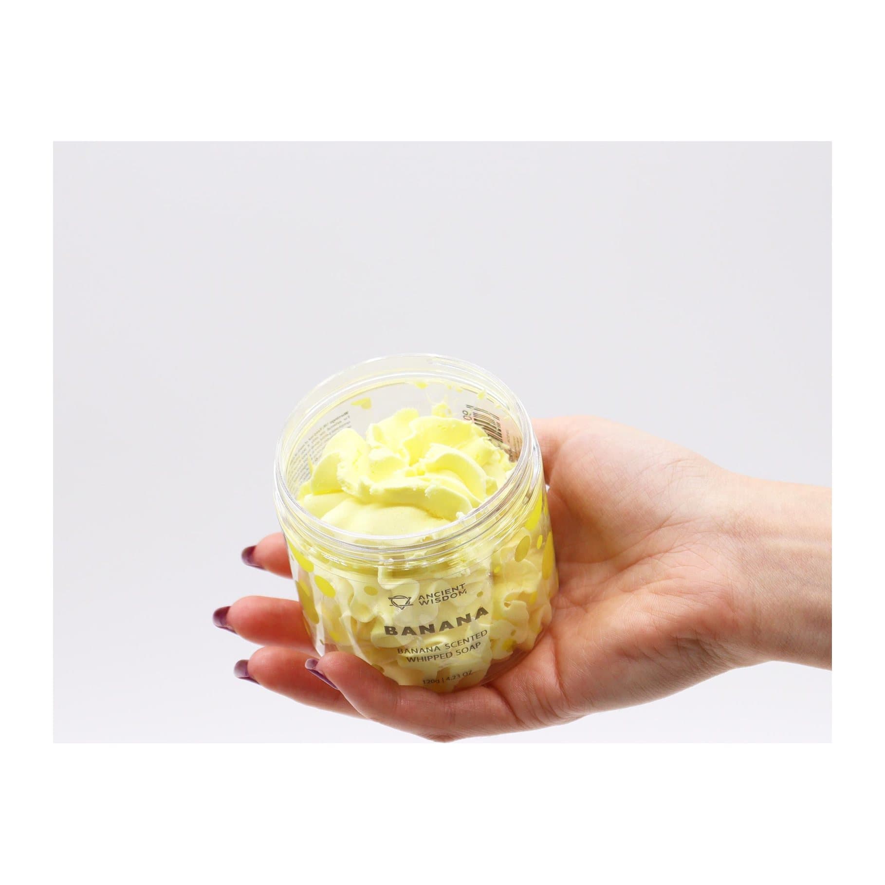 Banana whipped soap, 120 g