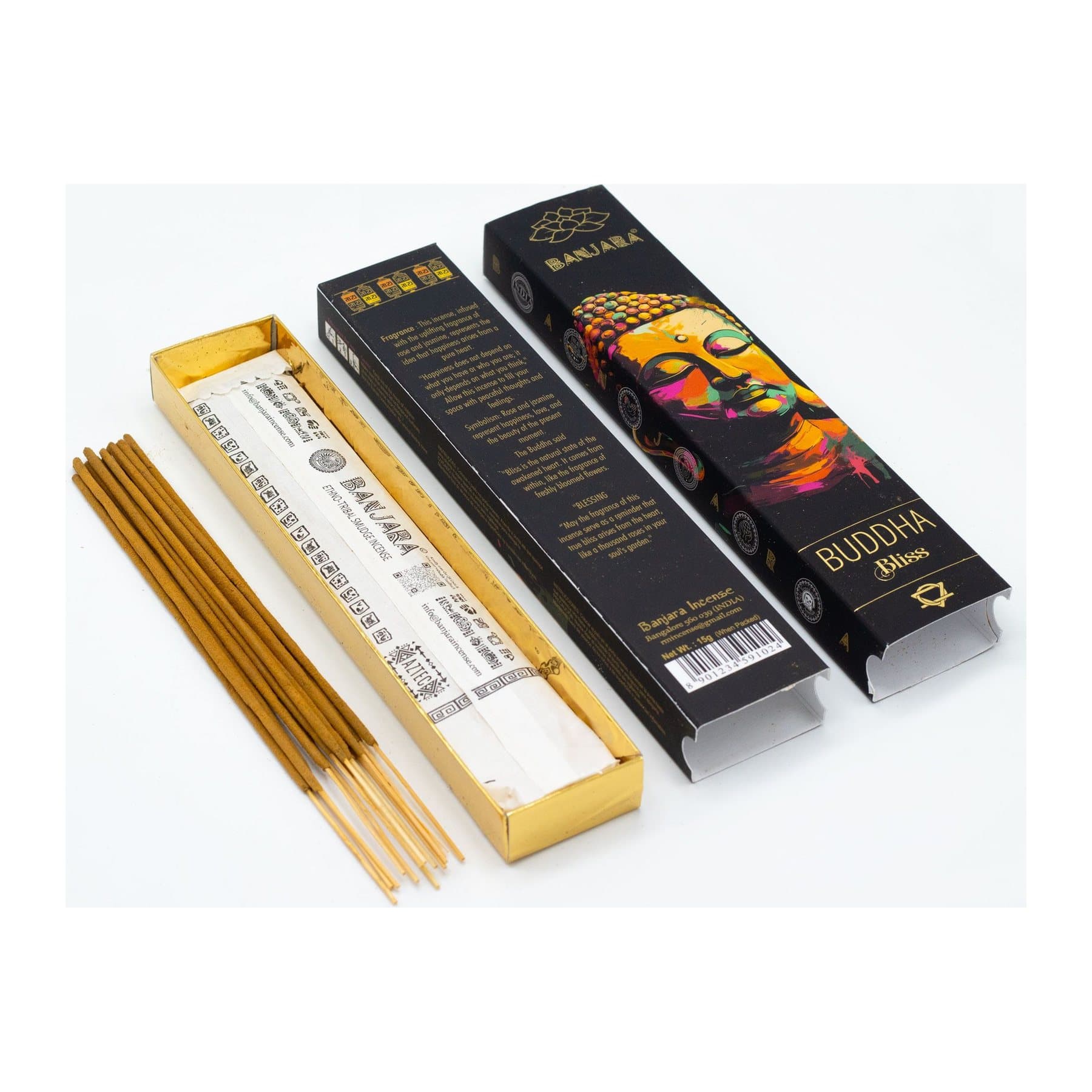 Banjara Buddha Bliss incense sticks, Pack of 2