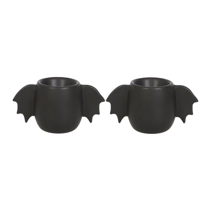 Pair of bat wing egg cups