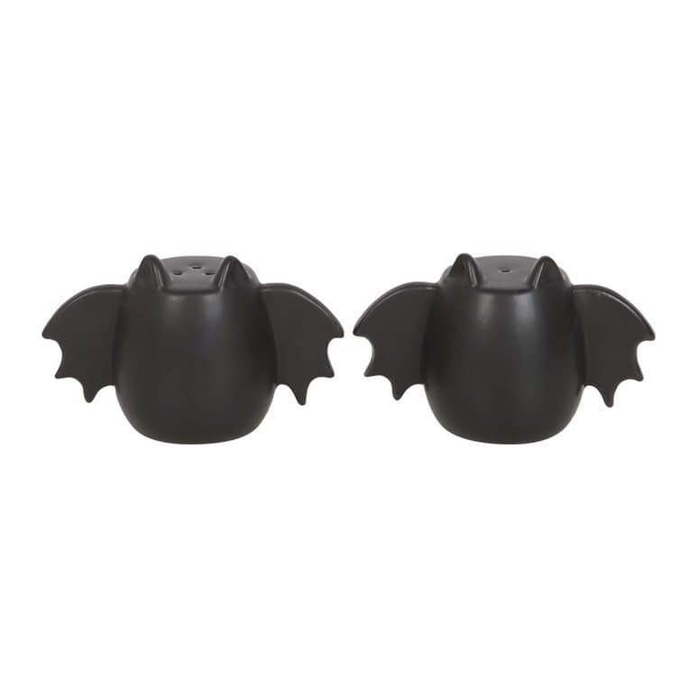 Bat wing salt and pepper shakers