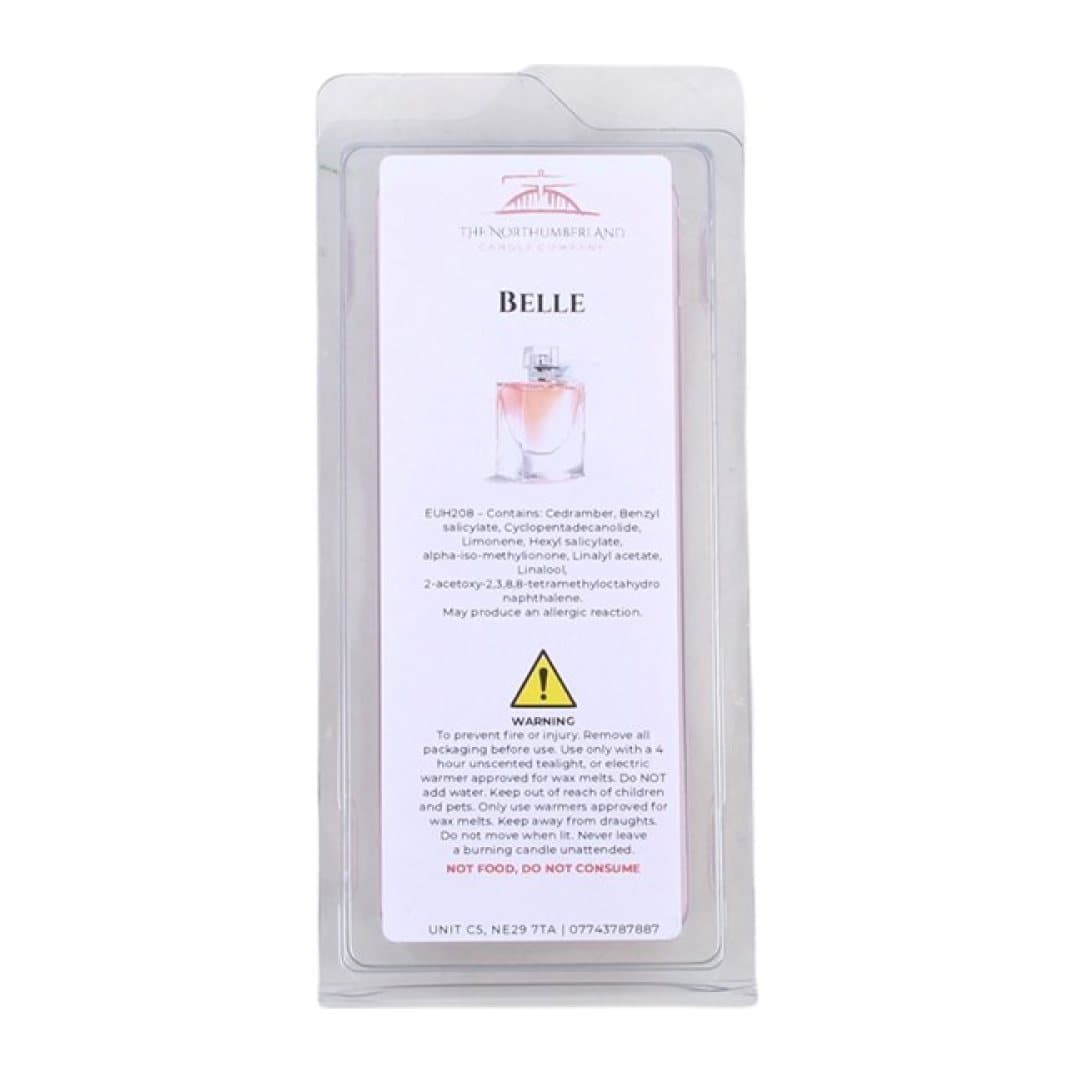 Belle 50 g wax melt snap bar