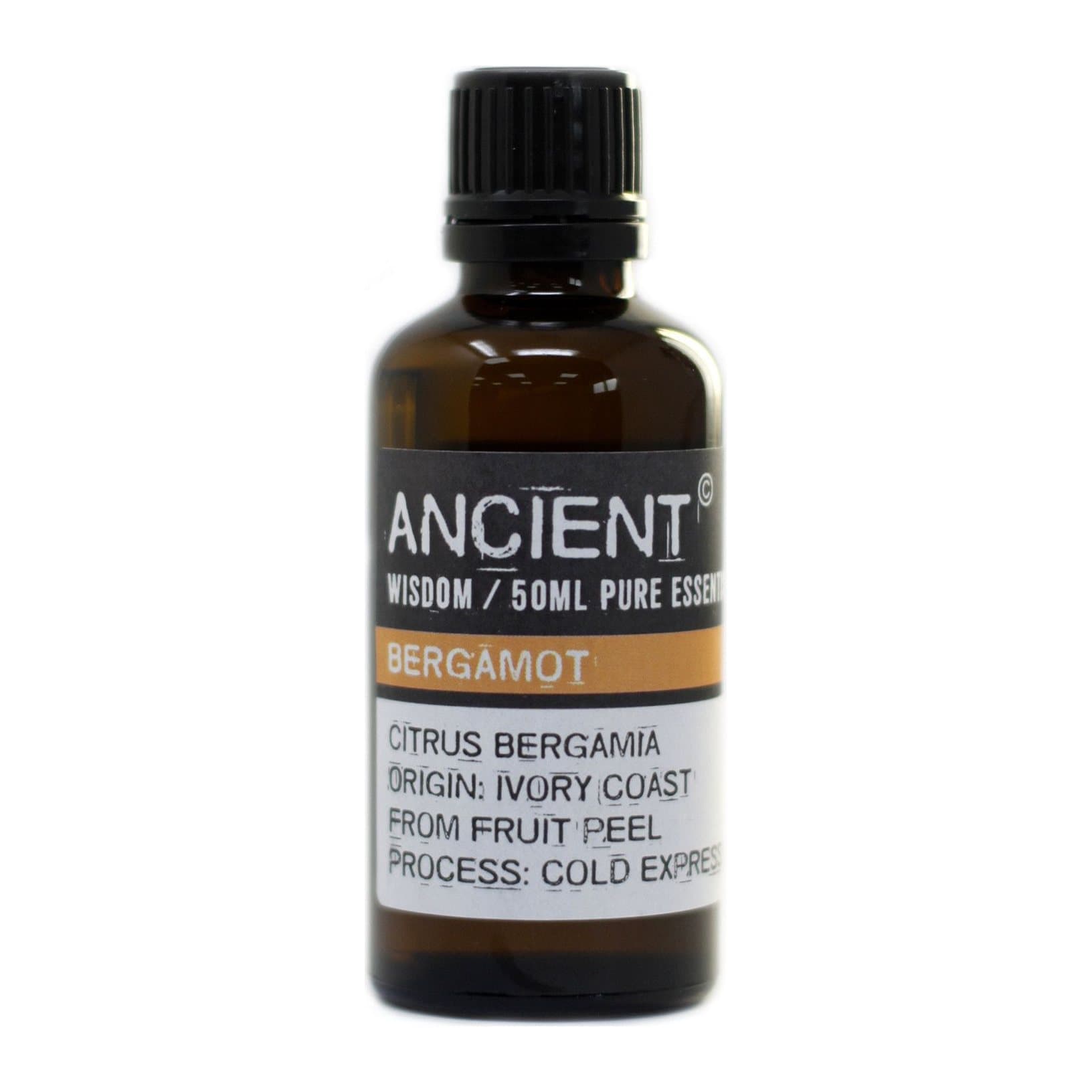 50 ml bottle of bergamot essential oil