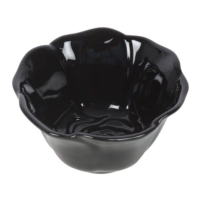 Black rose trinket dish