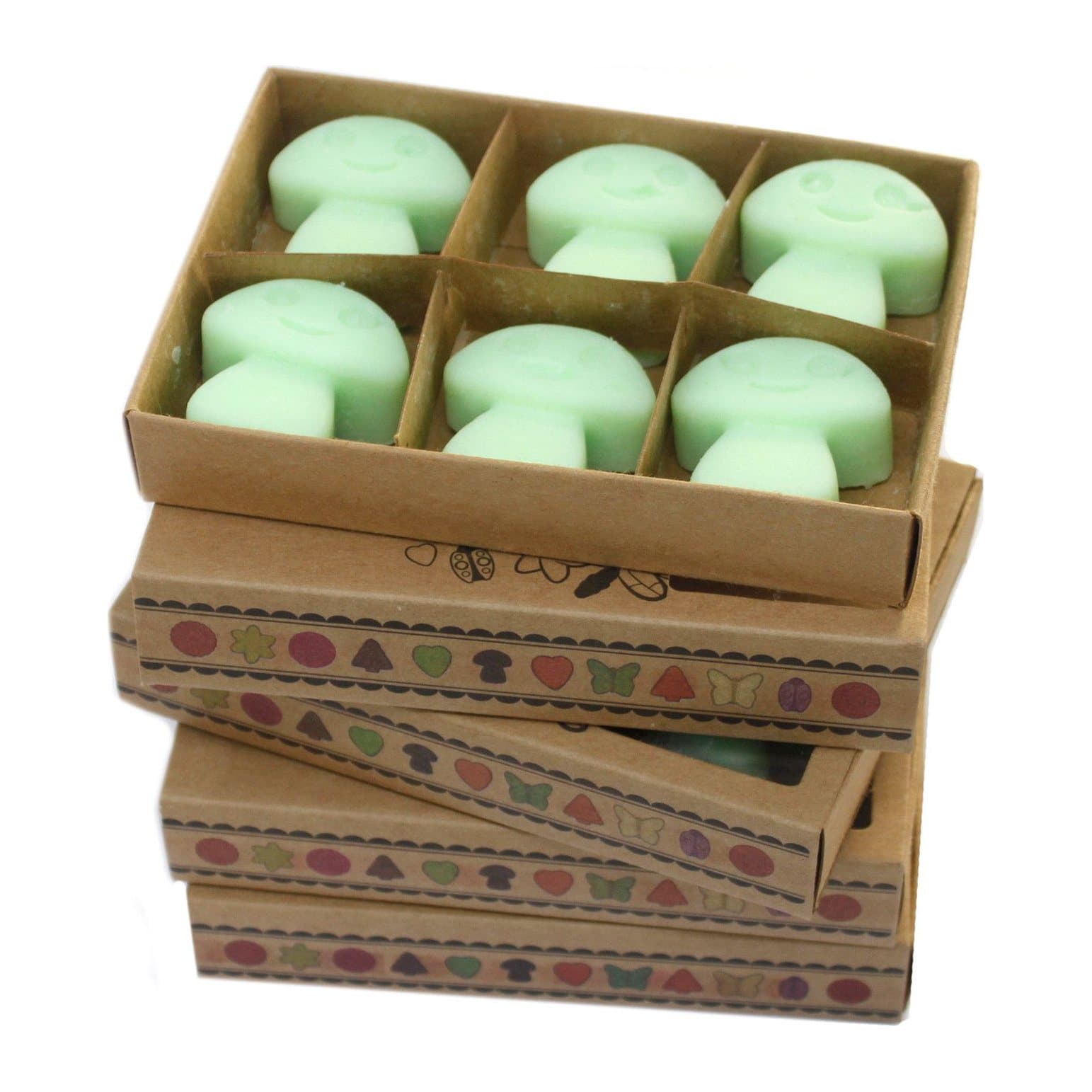 Matchbox of six Liquorice soy wax melts