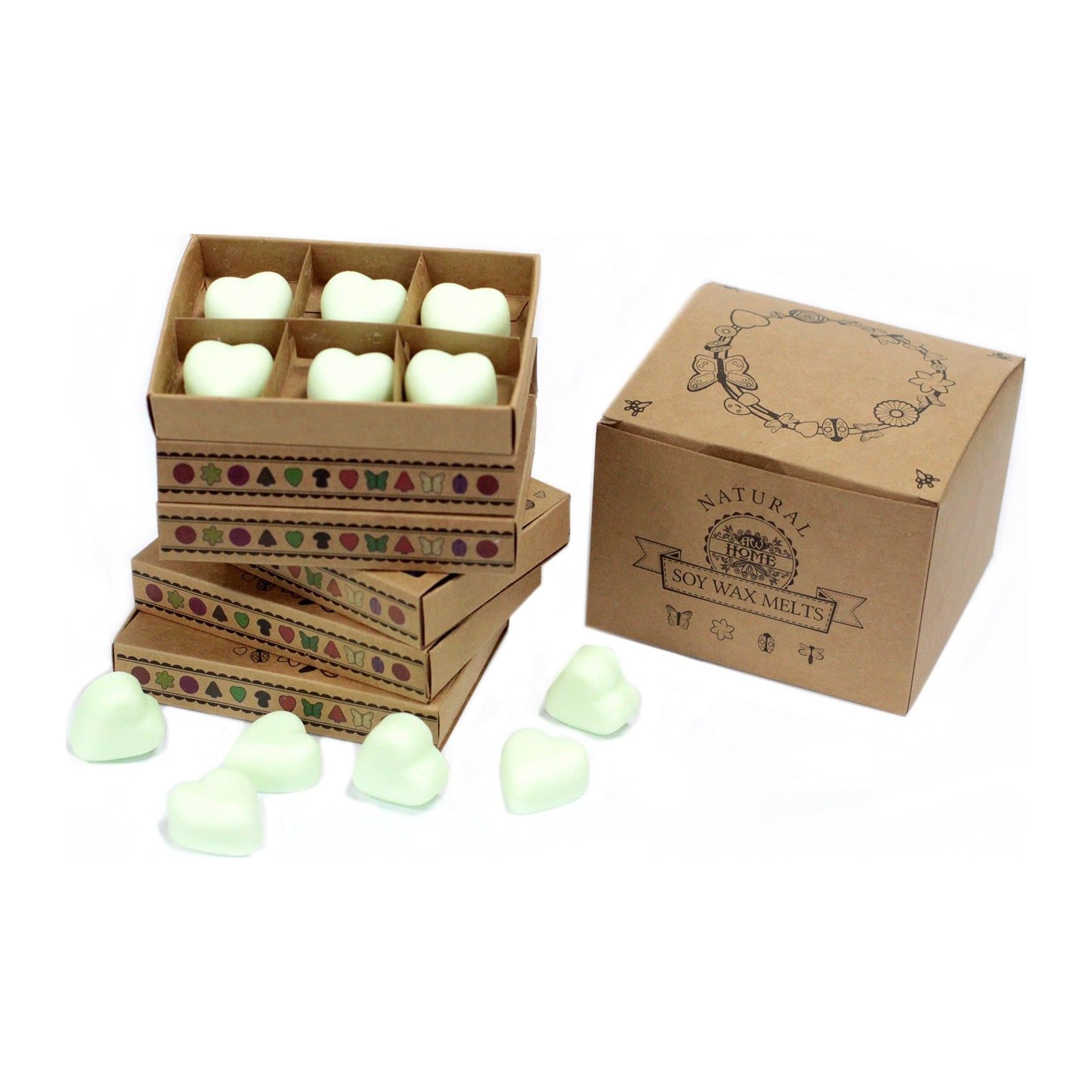Matchbox of 6 mint and menthol wax melts