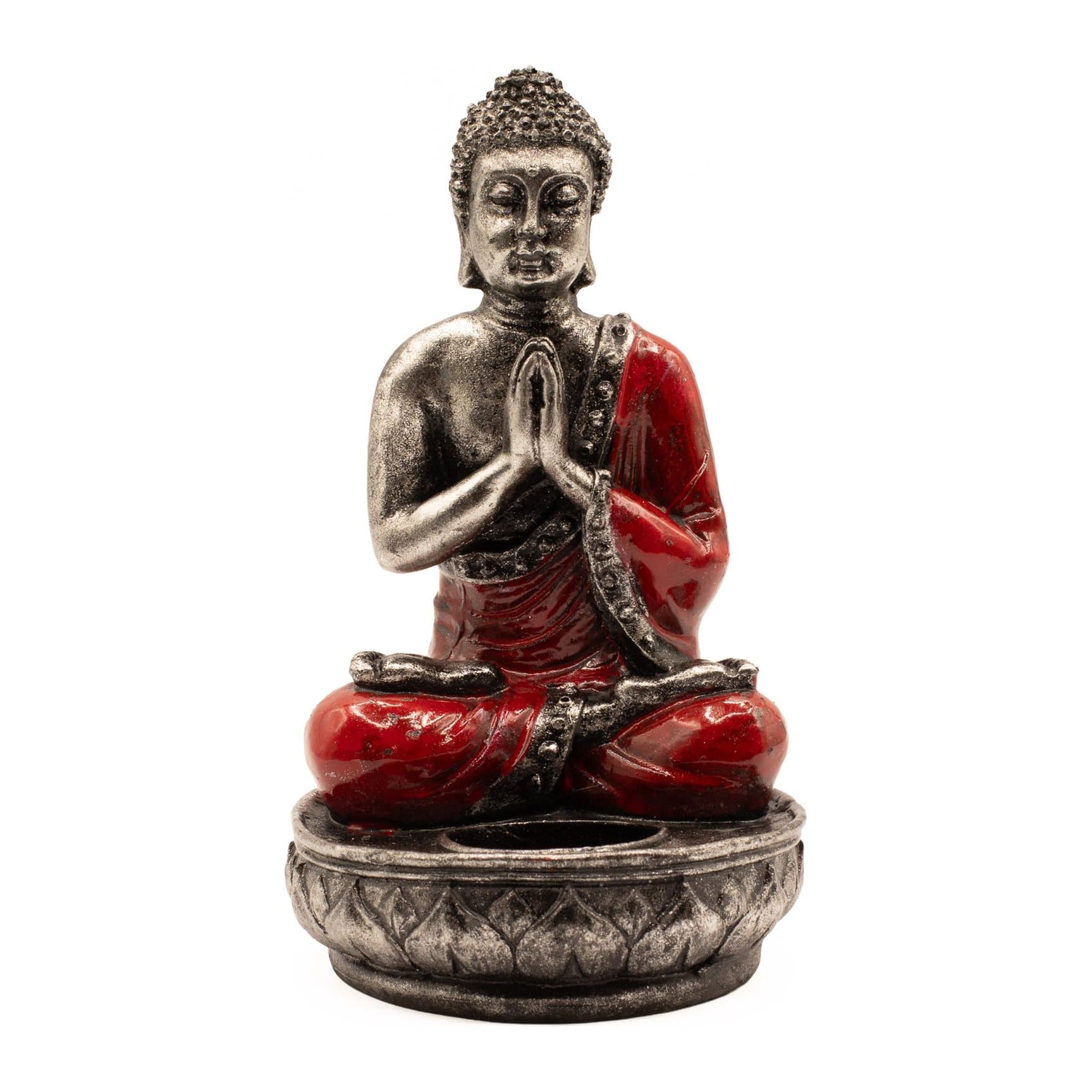 Hand-painted Buddha candle holder