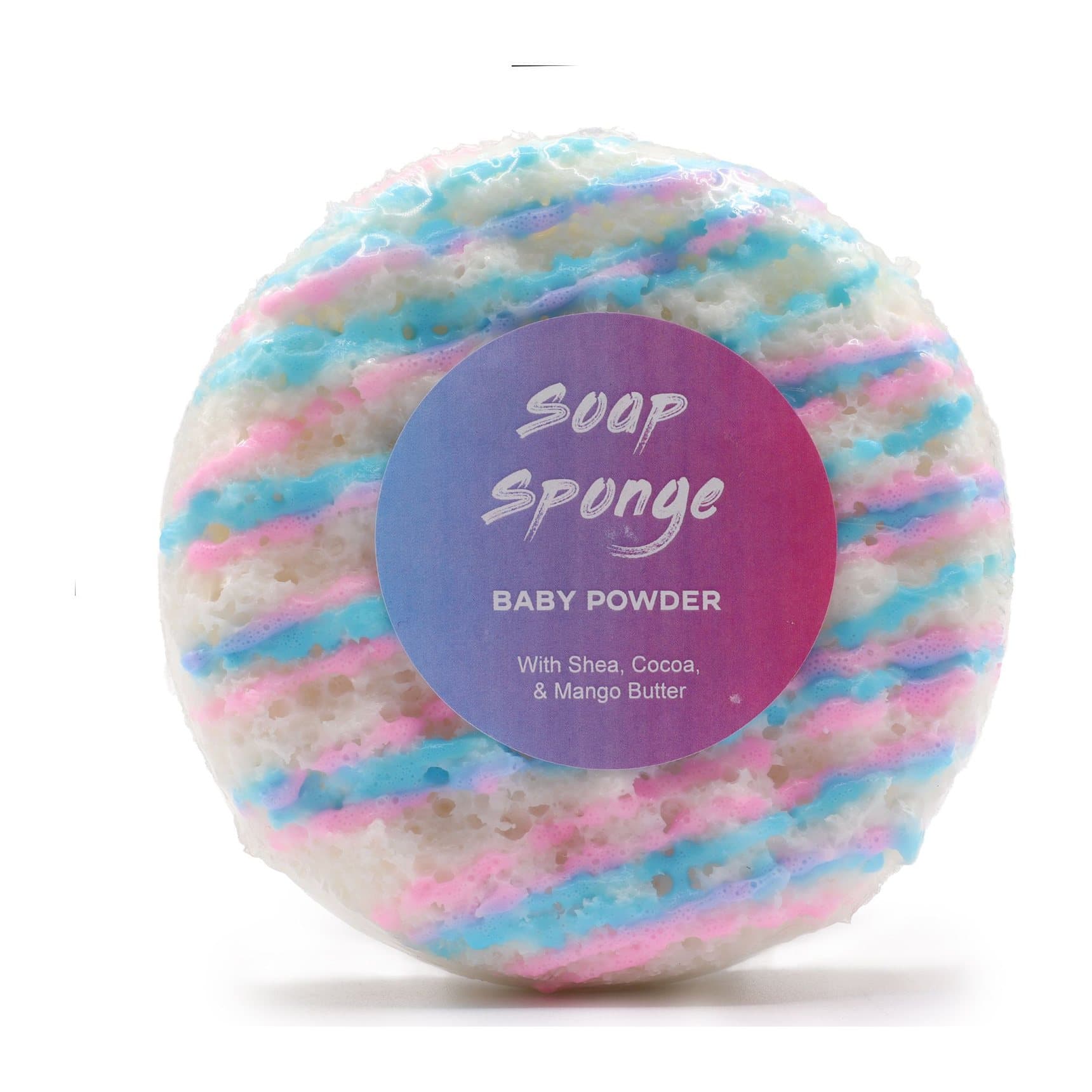 Baby powder butter bubble soap sponge