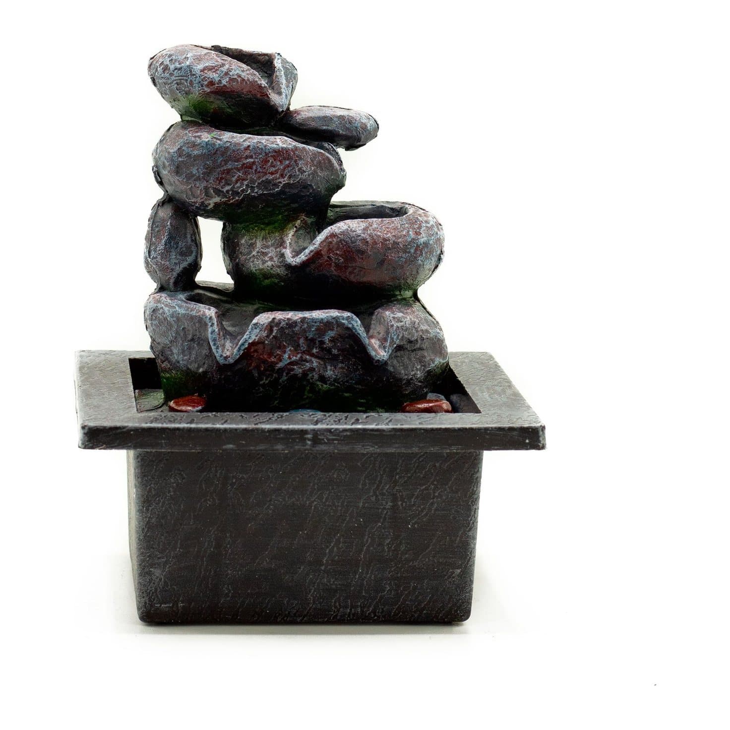 Cascading pots tabletop water feature