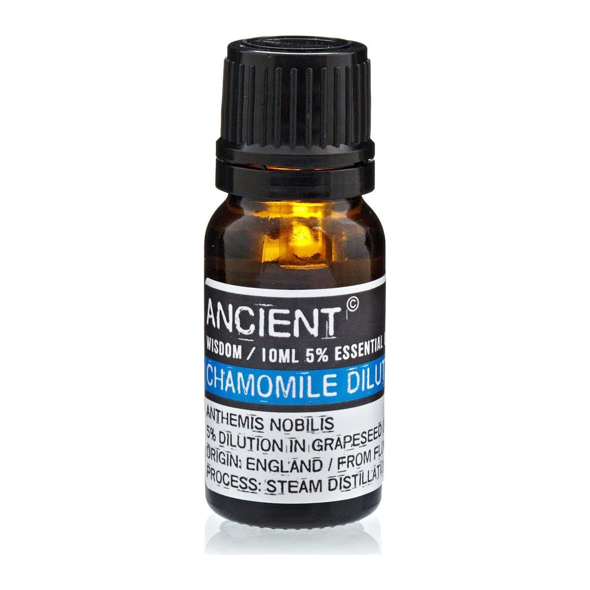 10 ml bottle of Roman chamomile essential oil