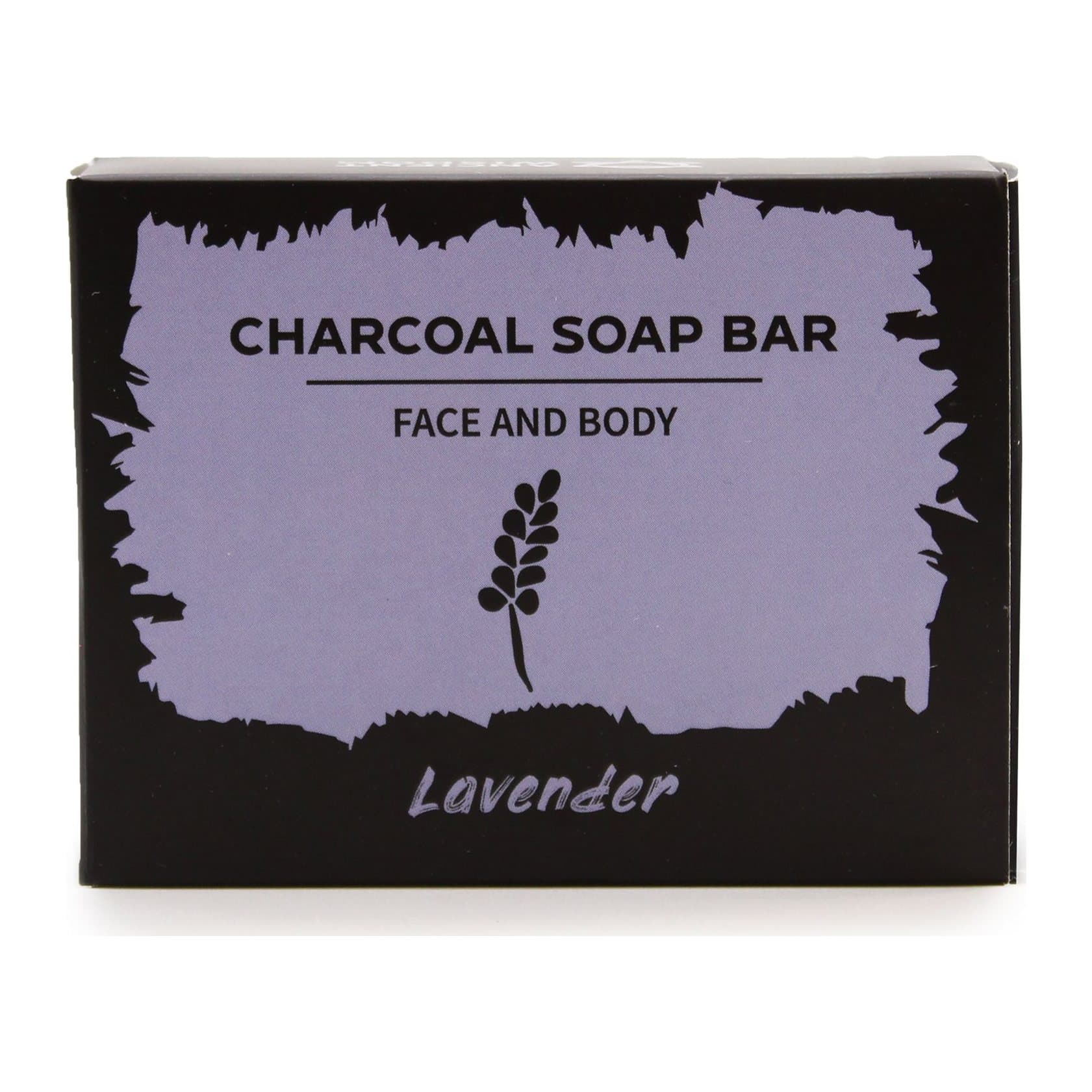 Lavender charcoal soap bars, pack of 2