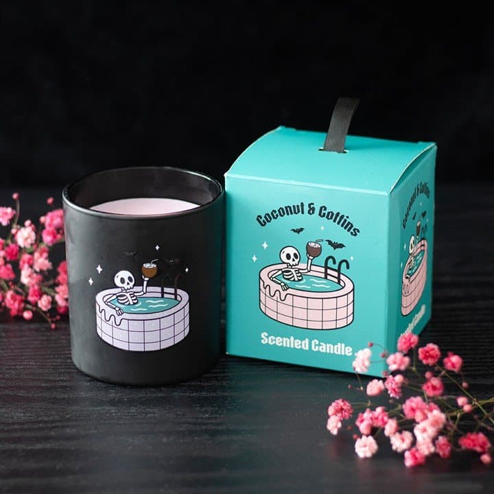 Coconut and Coffins candle