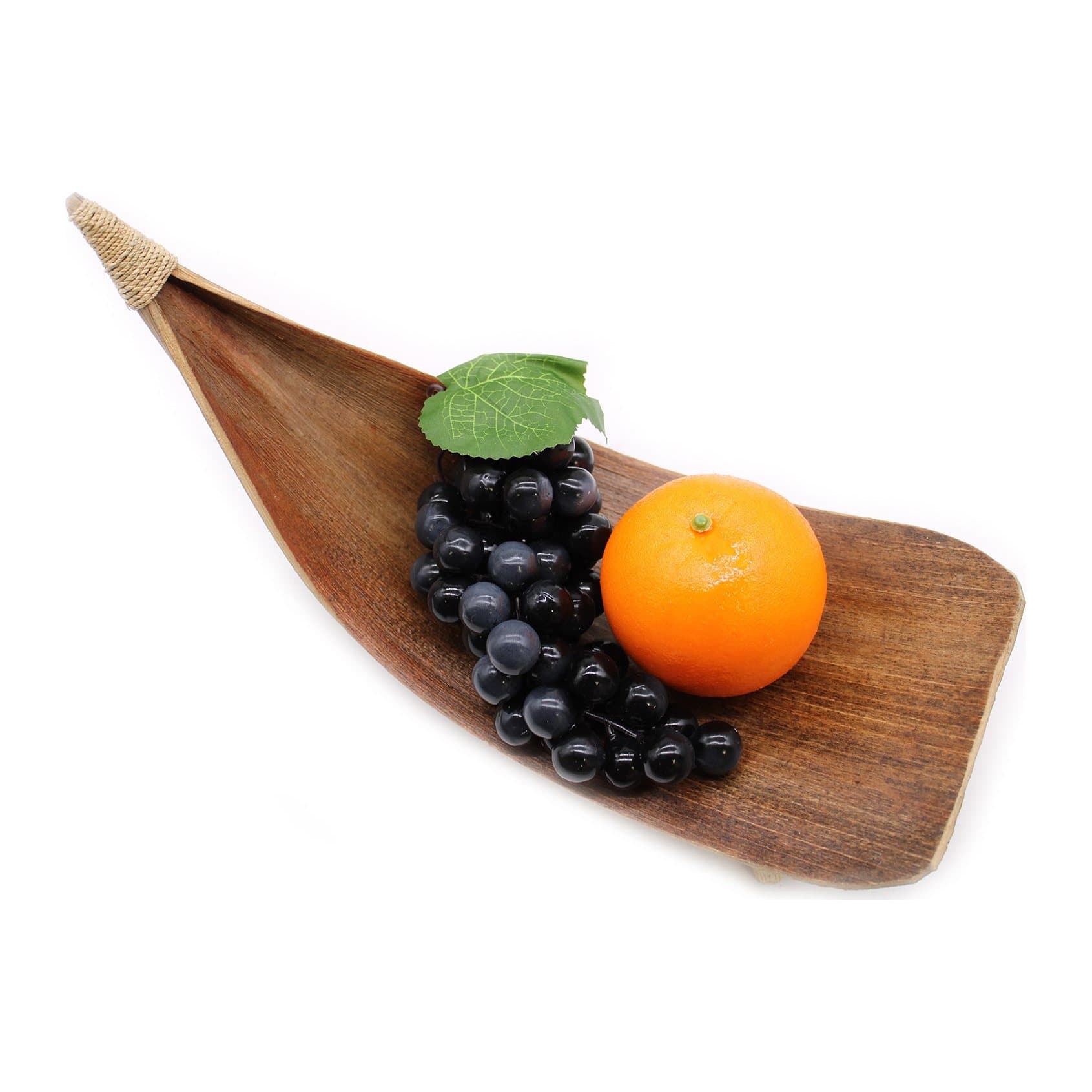 Coconut leaf fruit bowl set