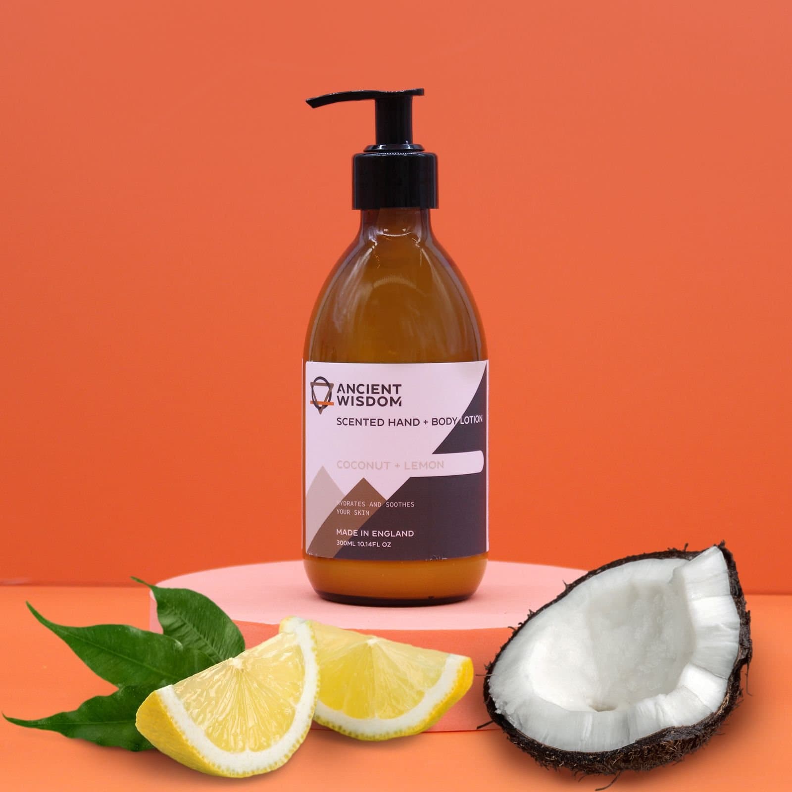 Coconut & lemon hand and body lotion, 300 ml