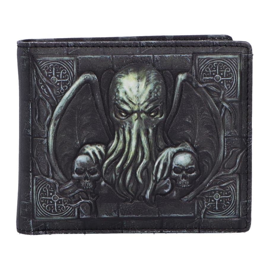 Gothic wallet with Cthulhu artwork