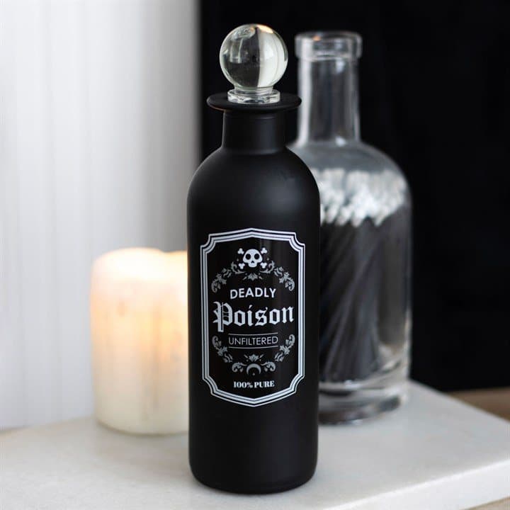Deadly Poison frosted potion bottle