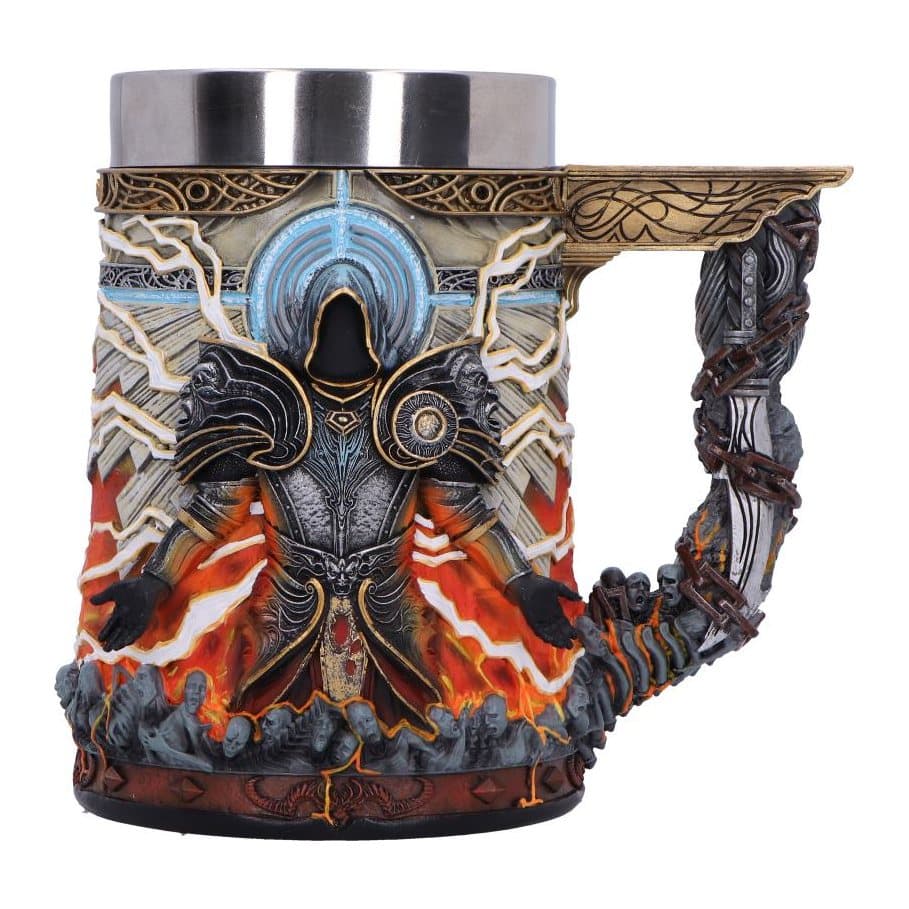 Diablo IV Inarius tankard with runes and symbols inspired by Inarius