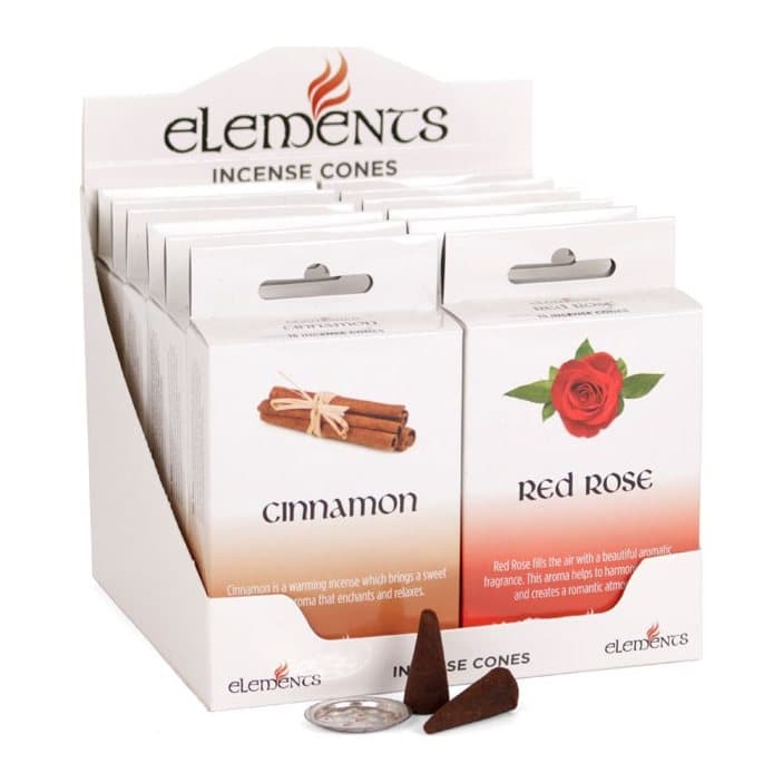 Box of 12 packs of incense cones