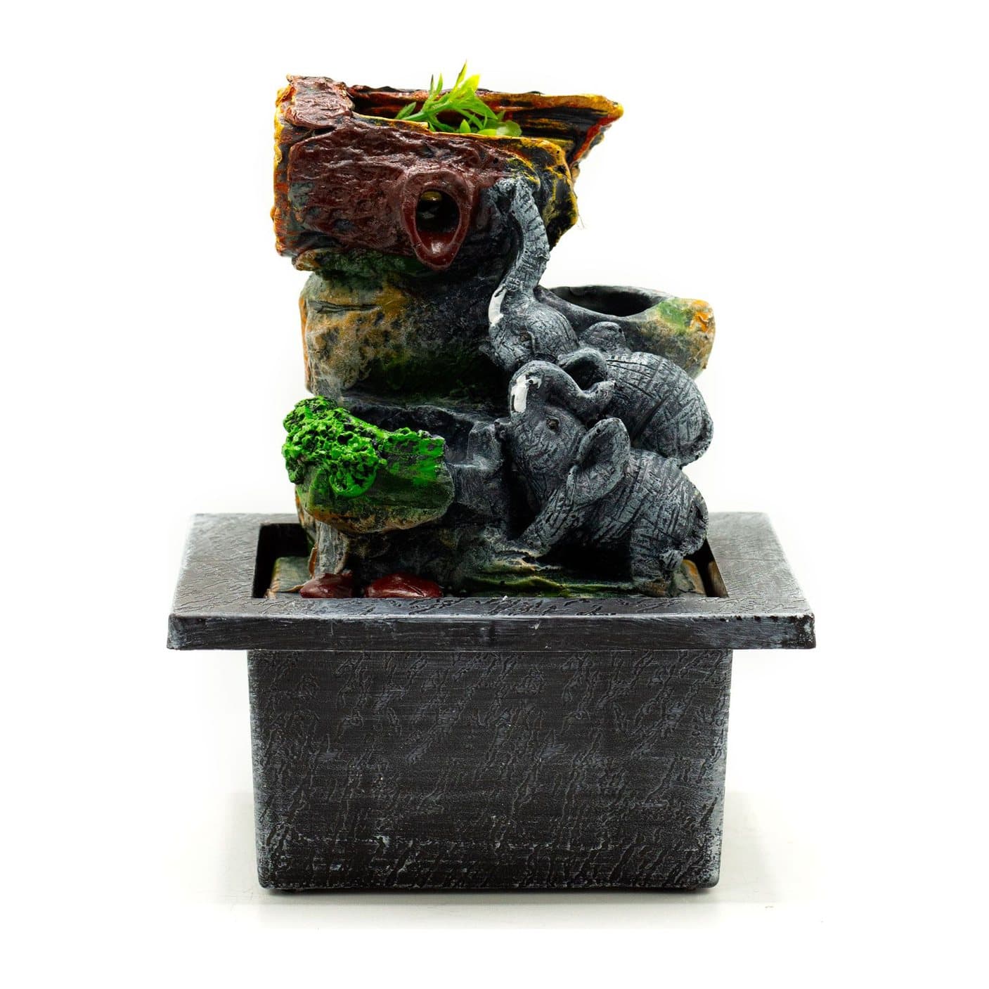 Elephant tabletop water feature