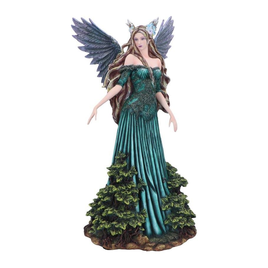 Elowynn resin fairy figurine with gown and wings