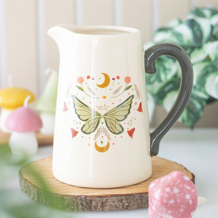 Fairy Wing ceramic flower jug