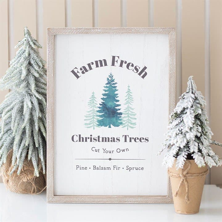 Farm Fresh Christmas Trees framed print