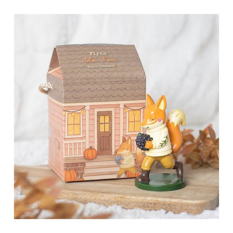 Flynn Fox resin ornament
