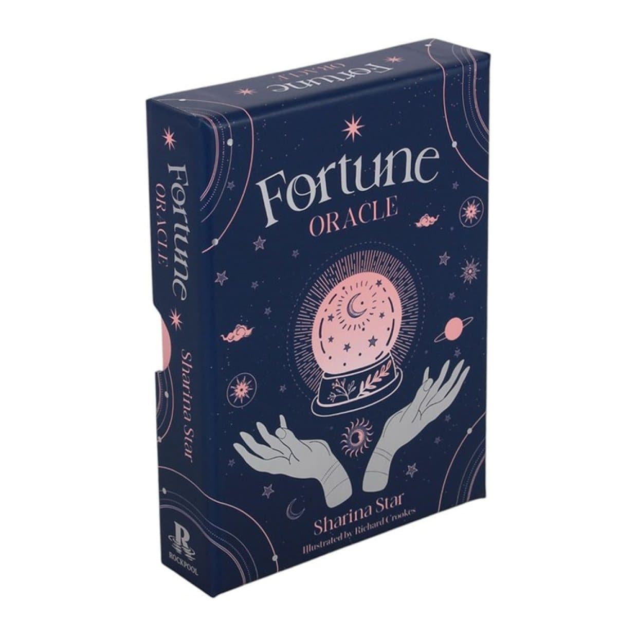 Fortune Oracle Cards deck and 88-page guidebook in a colour cardboard box