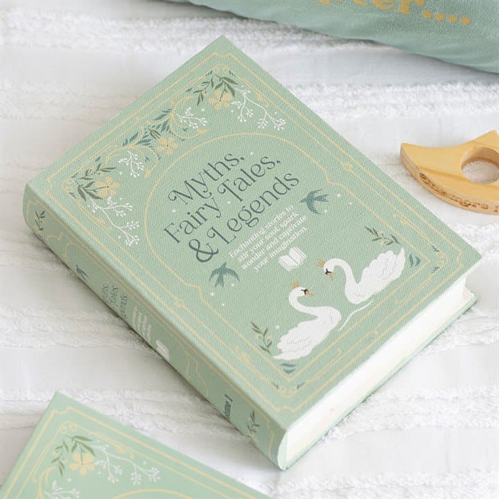 Green box that looks like a vintage hardback book