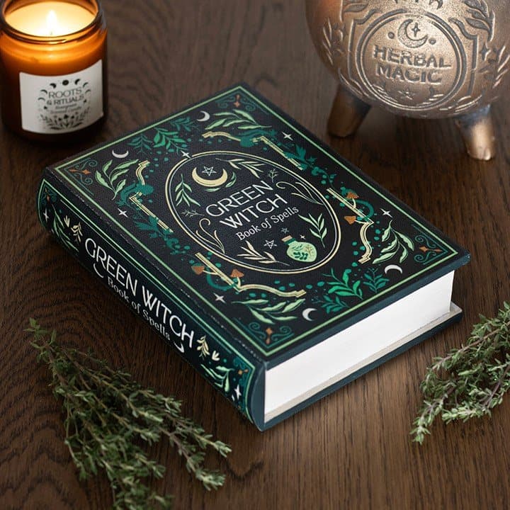 Green Witch grimoire book box
