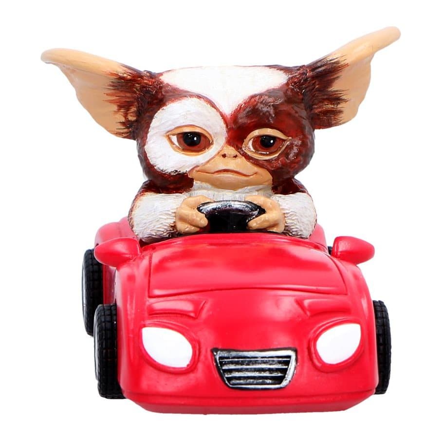 Gremlins Gizmo Joy Ride figurine sitting in a red car