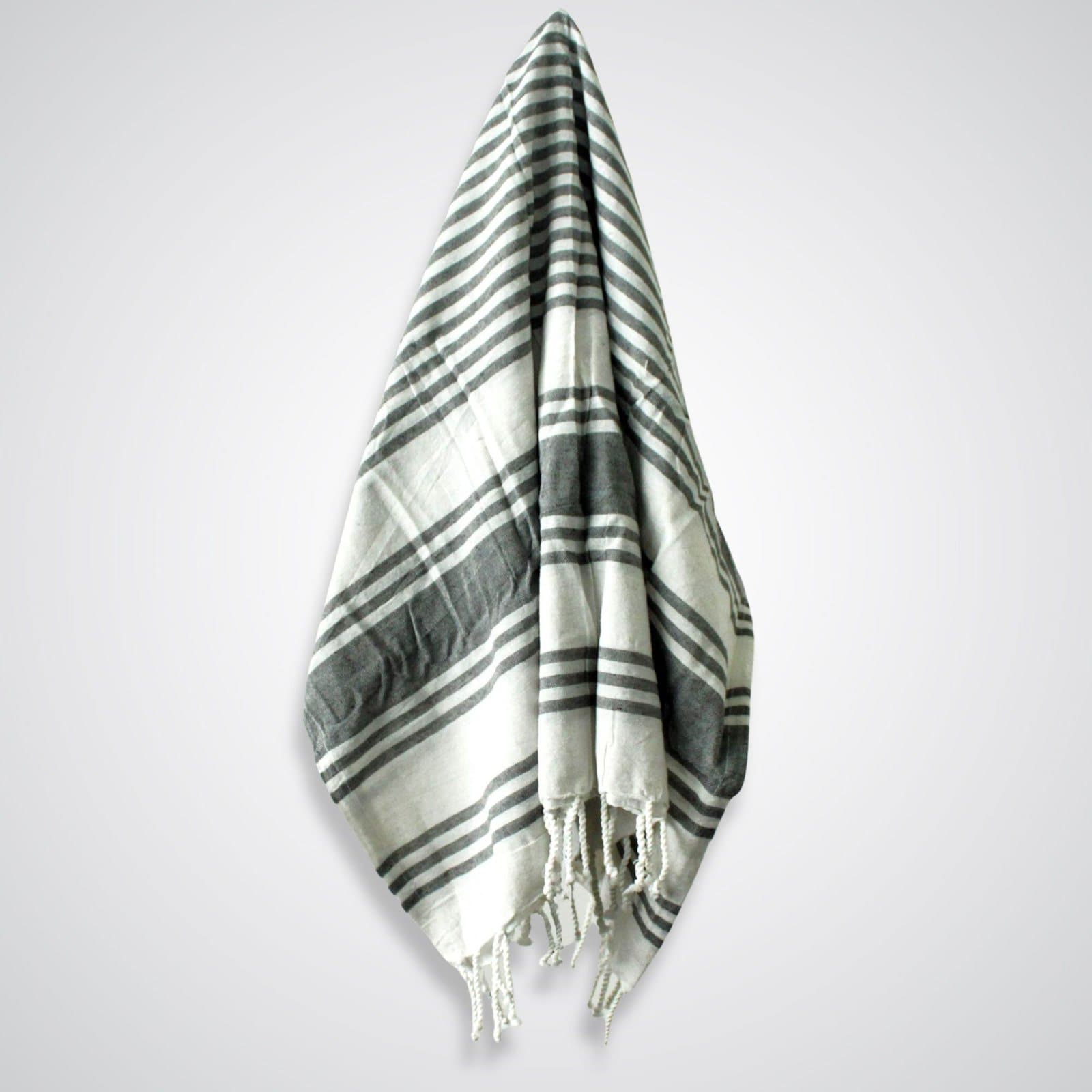 Charcoal Hamman spa towel