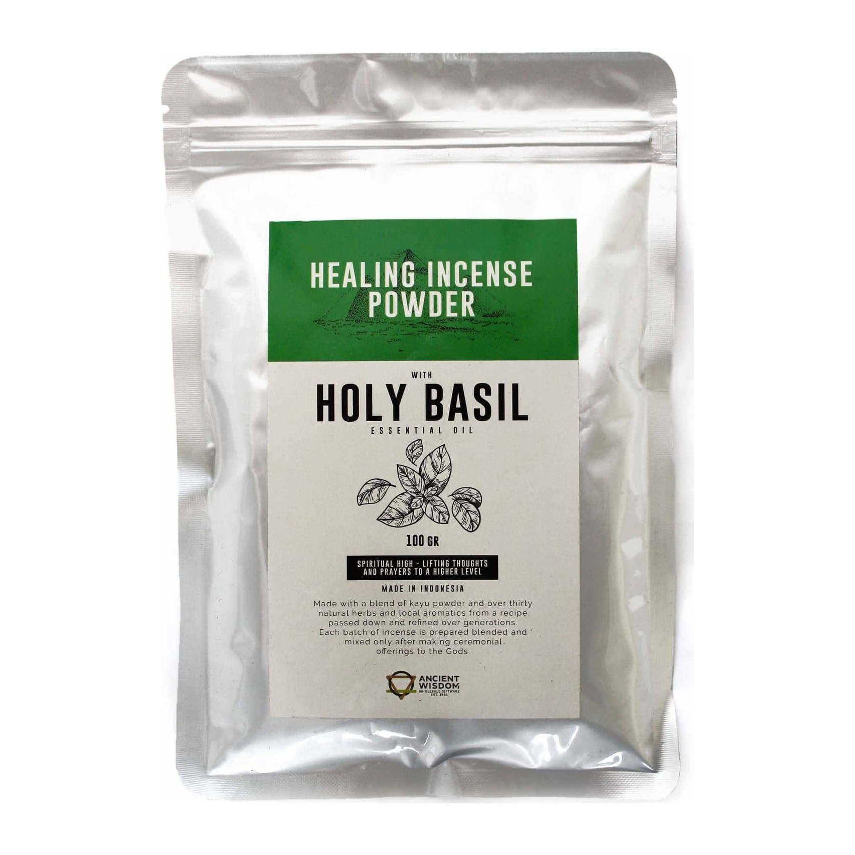 Pack of holy basil incense powder, 100 g