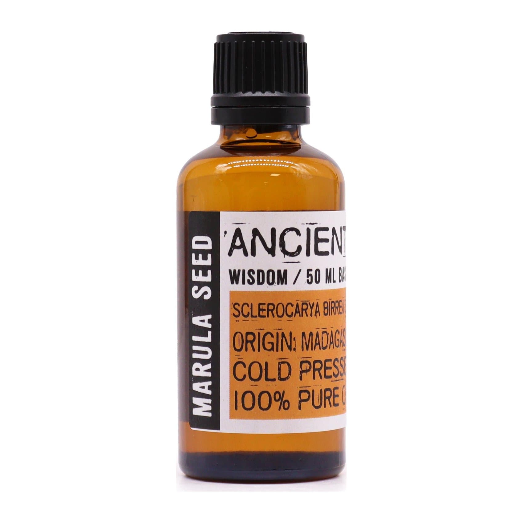 Marula seed oil in a 50 ml or 100 ml size