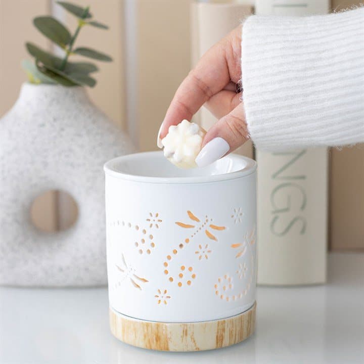 Matte dragonfly oil burner