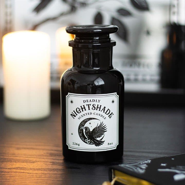 Mystic Raven apothecary candle