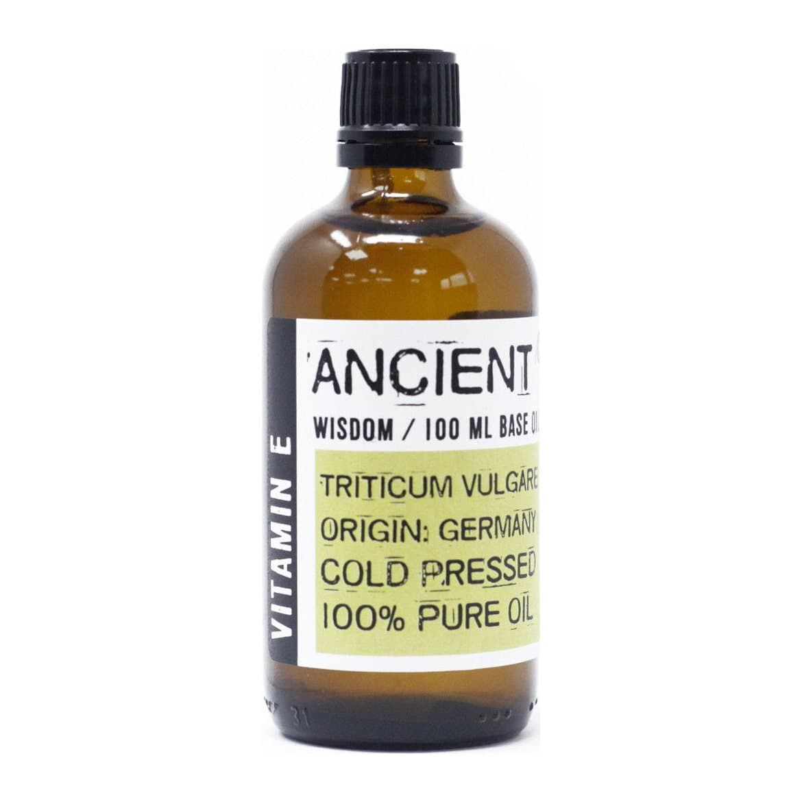 Bottle of natural vitamin E oil, 100 ml