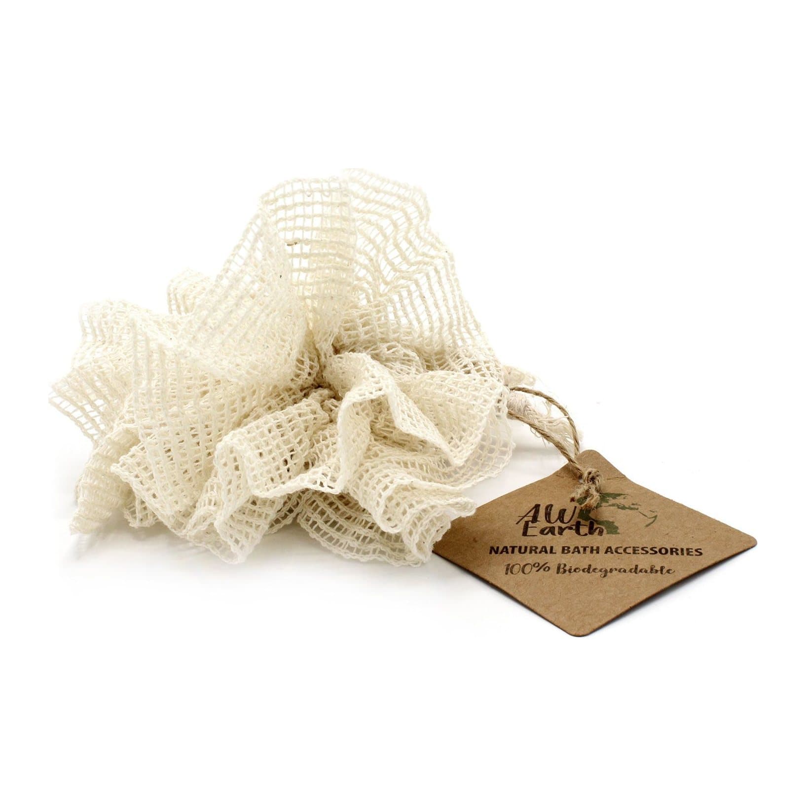 Nature scrunchy made from rami