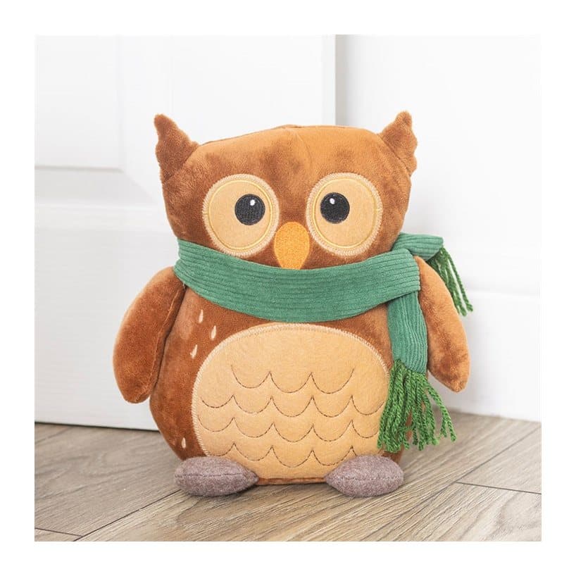 Oliver Owl, a cute polyester owl doorstop