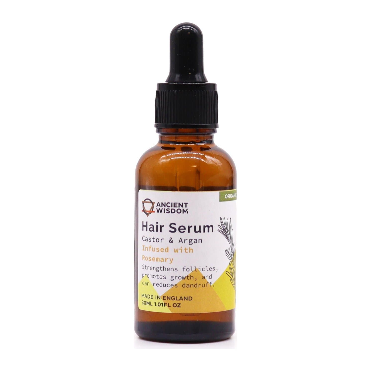 Organic Rosemary hair serum, 30 ml
