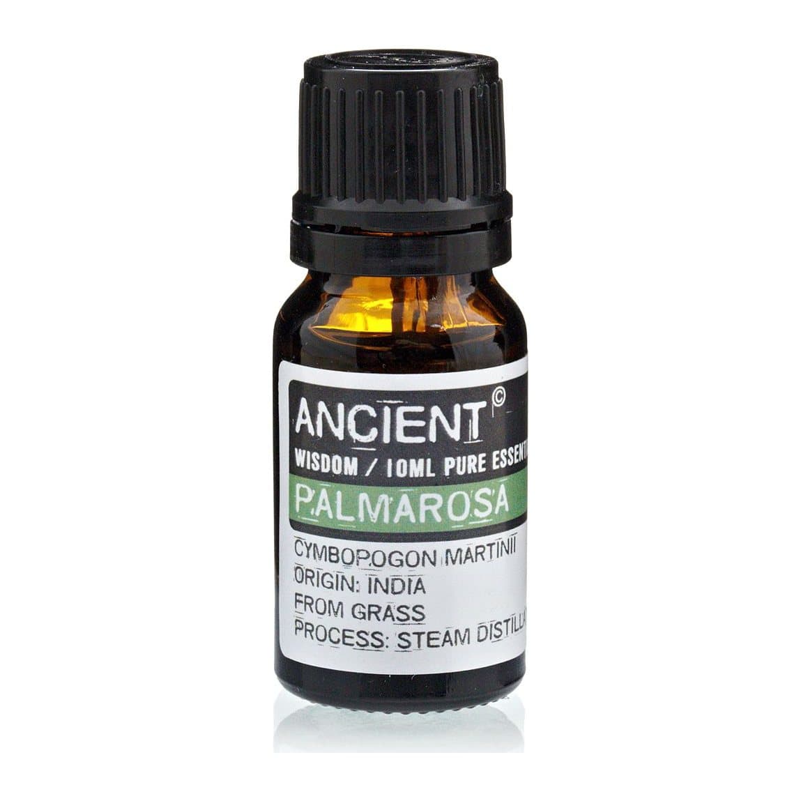 Palmarosa essential oil, 10 ml, with a rose-like scent