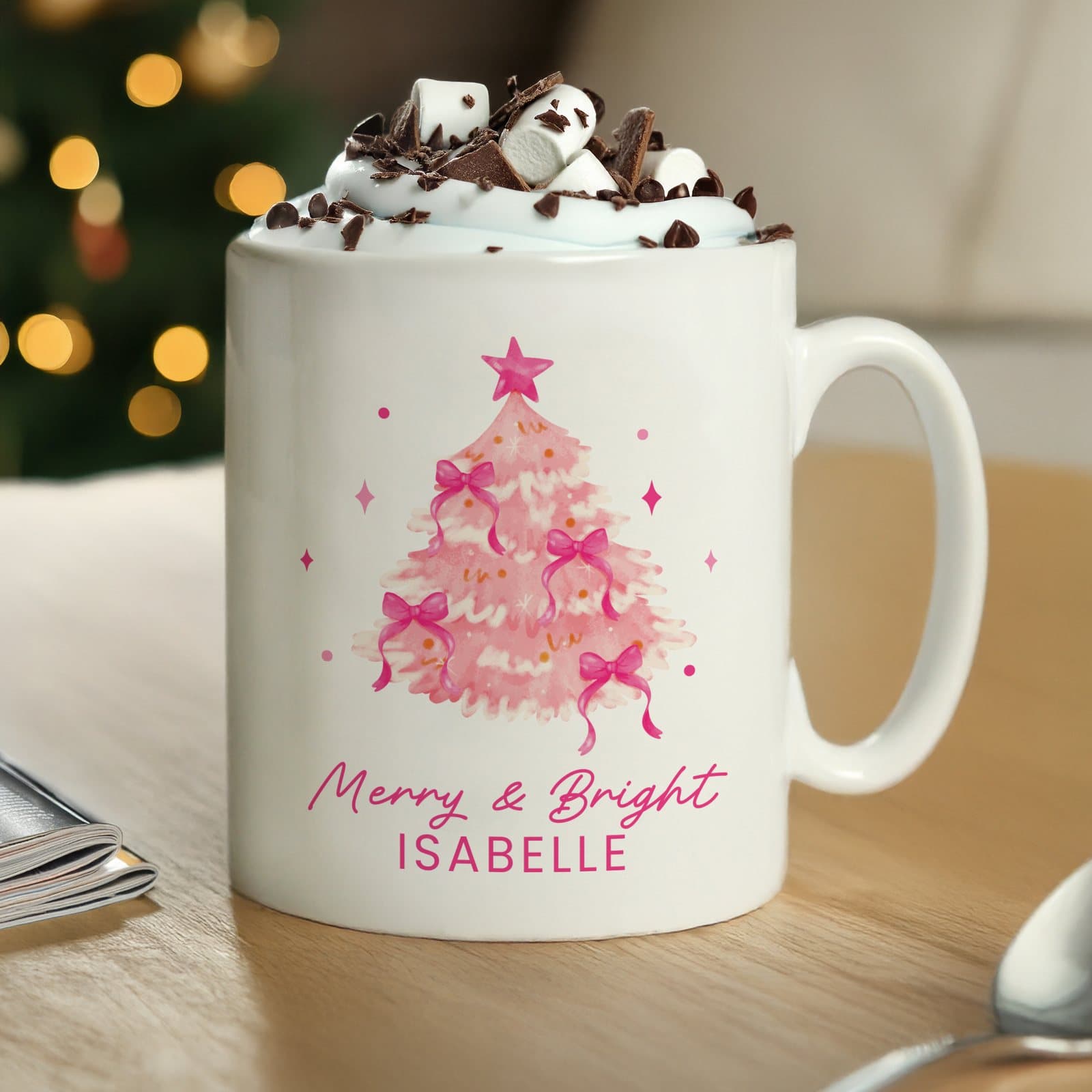 Personalised Christmas name mug