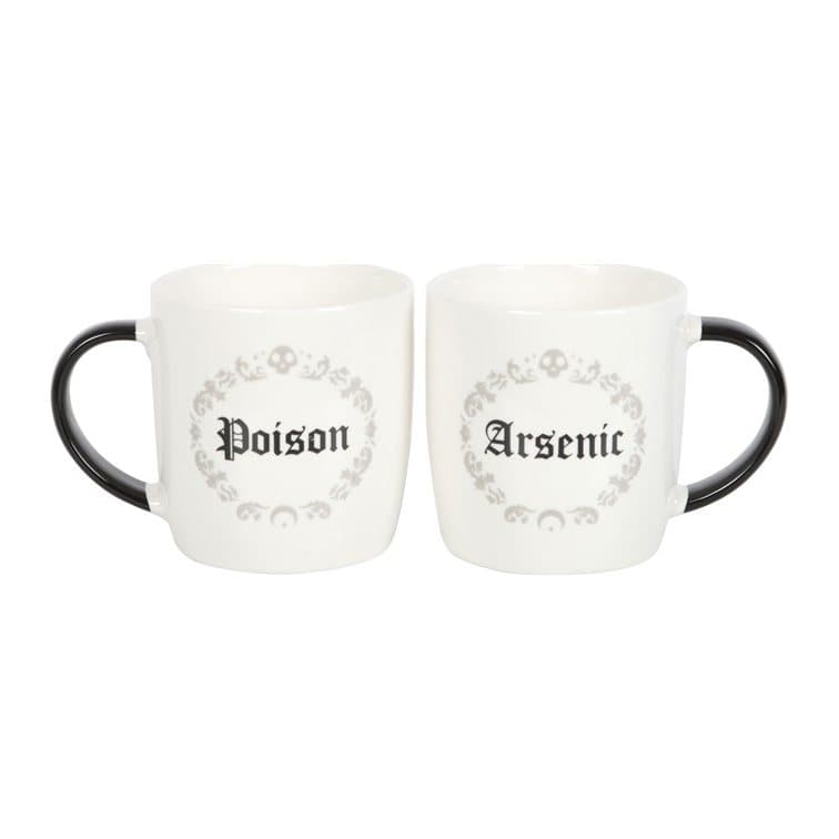 Poison and Arsenic couples mug set